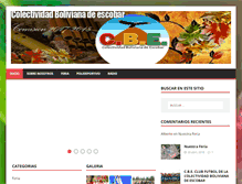 Tablet Screenshot of cbescobar.com